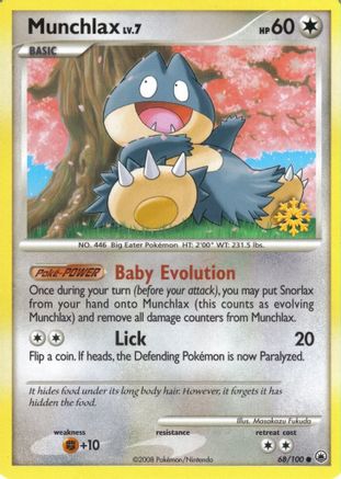 Munchlax - 68/100 Promo