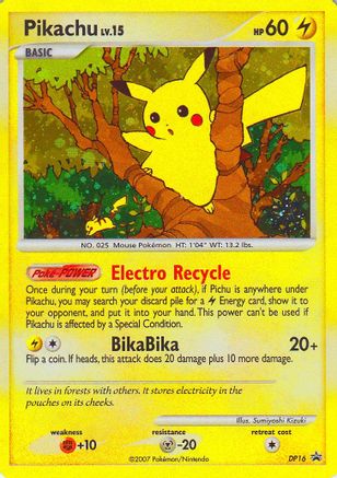 Pikachu - DP16 (DP16) Promo Holofoil