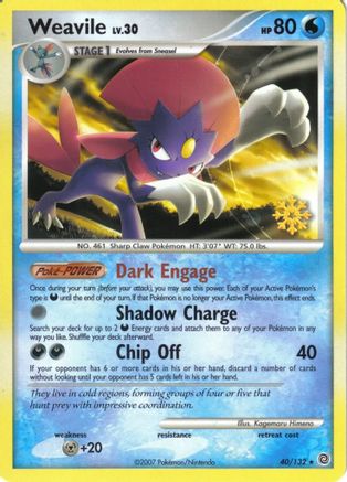 Weavile - 40/132 Promo
