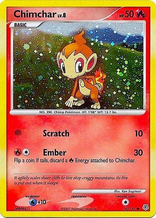 Chimchar - 76/130 (Cosmos Holo) (76) Promo Holofoil