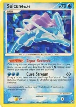 Suicune - 19/132 (Cracked Ice Holo) (19) Promo Holofoil