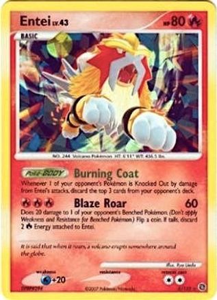 Entei - 4/132 (Cracked Ice Holo) (4) Promo Holofoil