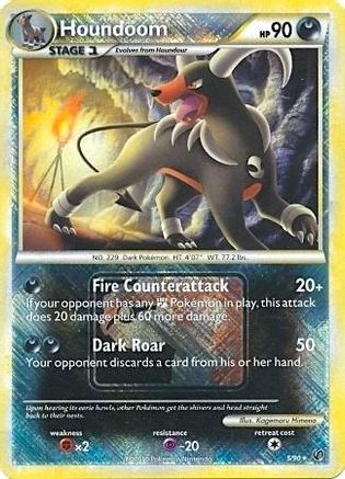 Houndoom - 5/90 (League Promo) (5) Promo Reverse Holofoil