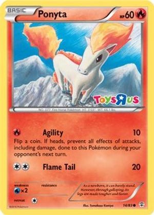 Ponyta - 14/83 (Toys R Us Promo) (14) Promo Holofoil (Cabinet-Sealed)