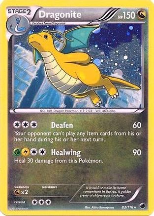 Dragonite - 83/116 (Cosmos Holo) (83) Promo Holofoil