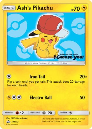 Ash's Pikachu - SM113 (SM113)/248 Promo