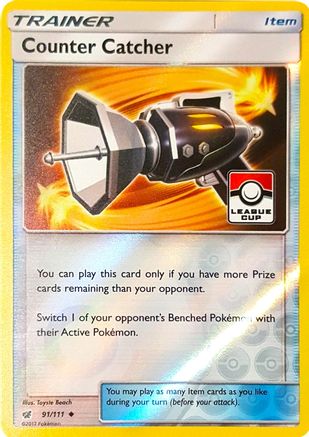 Counter Catcher - 91/111 (League Cup) (91) Promo Reverse Holofoil