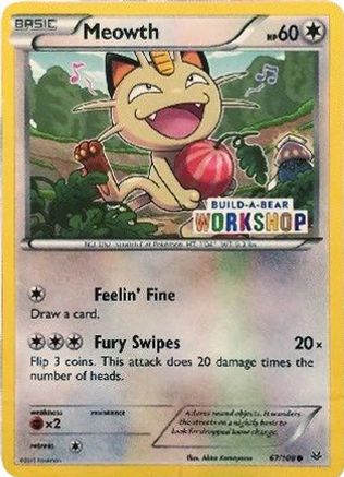 Meowth - 67/108 (Build-A-Bear Workshop Exclusive) (67) Promo