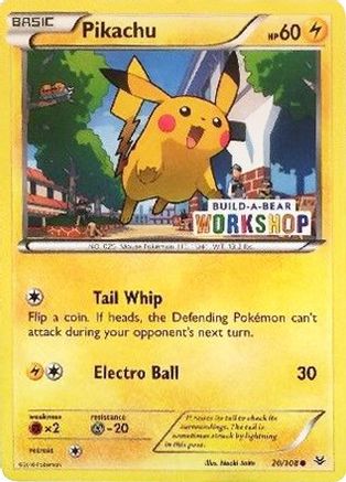 Pikachu - 20/108 (Build-A-Bear Workshop Exclusive) (20) Promo