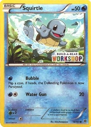 Squirtle - 14/101 (Build-A-Bear Workshop Exclusive) (14) Promo