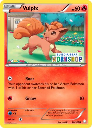 Vulpix - 20/160 (Build-A-Bear Workshop Exclusive) (20) Promo