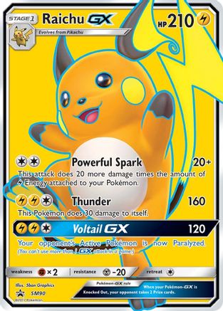 Raichu GX - SM90 (SM90)/248 Promo Holofoil