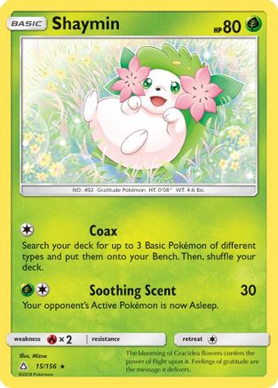 Shaymin (15) (15)/156 Holo Rare Reverse Holofoil