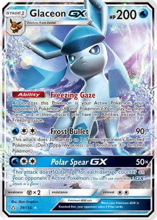 Glaceon GX (39)/156 Ultra Rare Holofoil