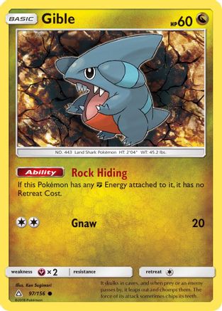 Gible (97) (97)/156 Common