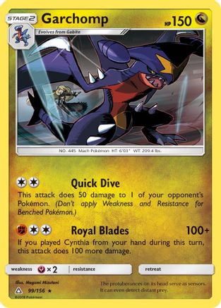 Garchomp (99)/156 Rare