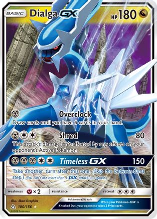 Dialga GX (100)/156 Ultra Rare Holofoil