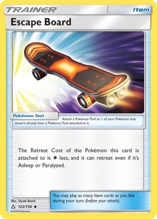 Escape Board (122)/156 Uncommon Reverse Holofoil