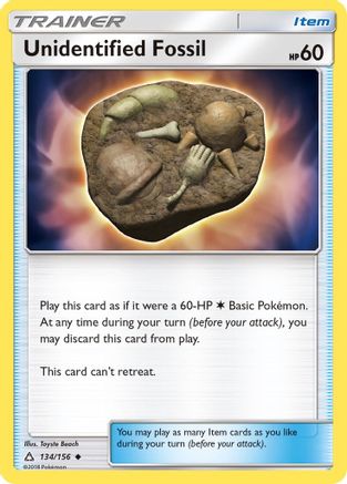 Unidentified Fossil (134)/156 Uncommon Reverse Holofoil