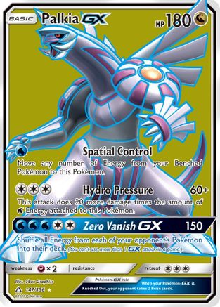 Palkia GX (Full Art) (147)/156 Ultra Rare Holofoil