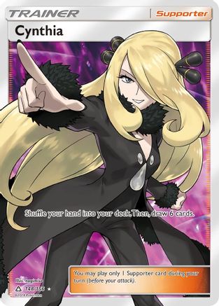 Cynthia (Full Art) (148)/156 Ultra Rare Holofoil