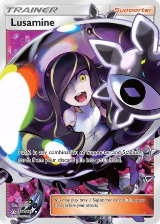 Lusamine (Full Art) (153)/156 Ultra Rare Holofoil