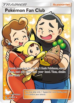 Pokemon Fan Club (Full Art) (155)/156 Ultra Rare Holofoil