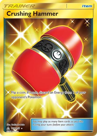 Crushing Hammer (Secret Rare) (166)/156 Secret Rare Holofoil