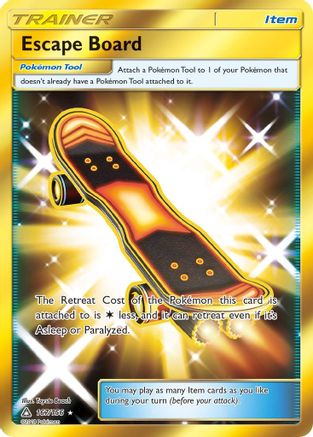 Escape Board (Secret Rare) (167)/156 Secret Rare Holofoil