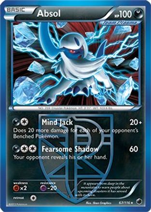 Absol - 67/116 (Moltres Legendary Battle Deck) (67) Rare