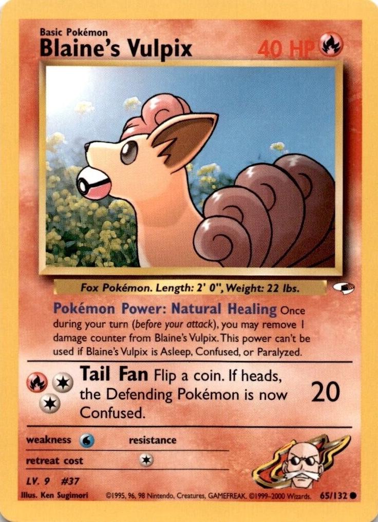 Blaine's Vulpix (65)/132 Common Unlimited