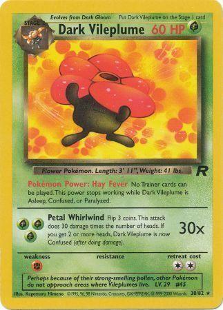 Dark Vileplume (30) (30)/82 Rare Unlimited