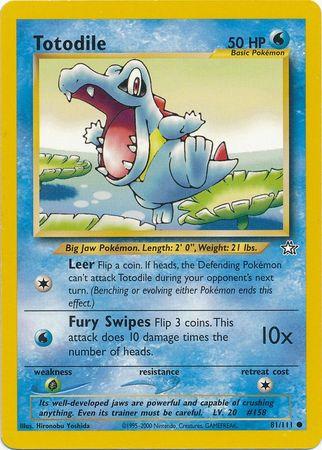 Totodile (81) (81)/111 Common Unlimited