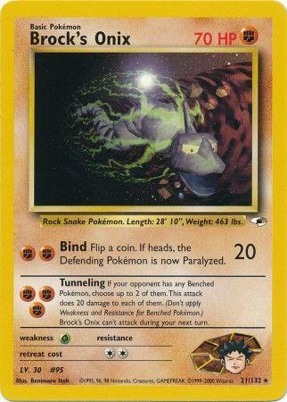 Brock's Onix (21) (21)/132 Rare Unlimited
