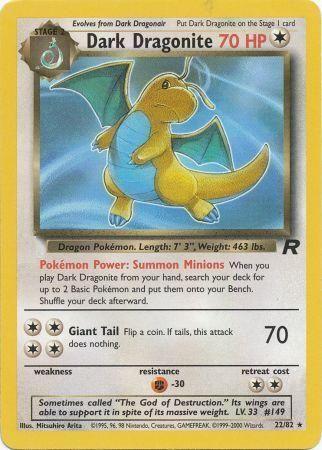 Dark Dragonite (22) (22)/82 Rare Unlimited