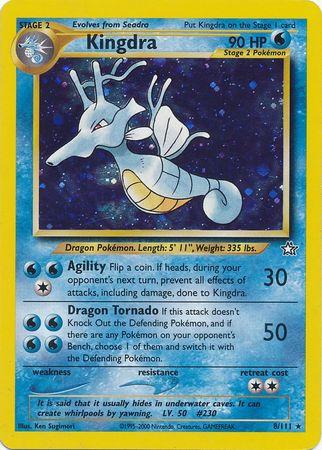Kingdra (8)/111 Holo Rare Unlimited Holofoil