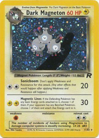 Dark Magneton (11) (11)/82 Holo Rare Unlimited Holofoil