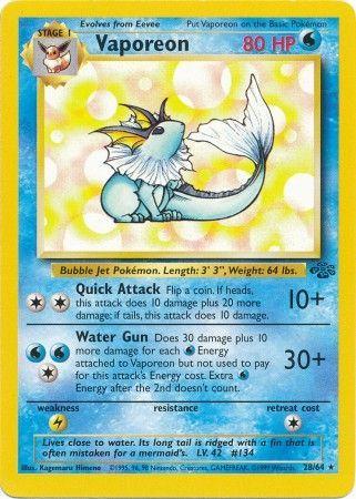 Vaporeon (28) (28)/64 Rare Unlimited