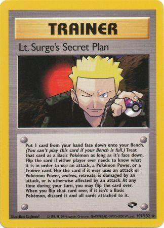 Lt. Surge's Secret Plan (107)/132 Rare Unlimited