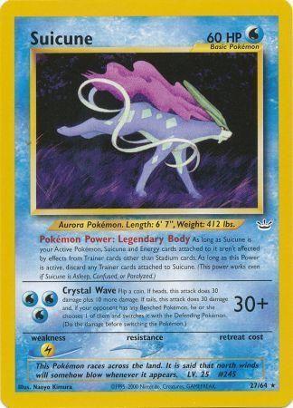 Suicune (27) (27)/64 Rare Unlimited