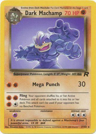Dark Machamp (27) (27)/82 Rare Unlimited