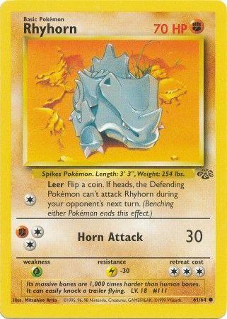 Rhyhorn (61)/64 Common Unlimited