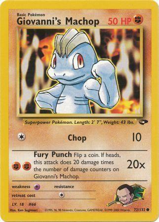 Giovanni's Machop (72)/132 Common Unlimited