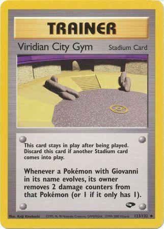 Viridian City Gym (123)/132 Uncommon Unlimited