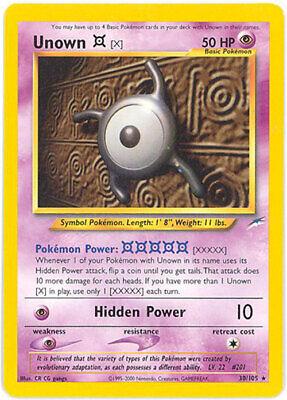 Unown [X] (30)/105 Rare Unlimited