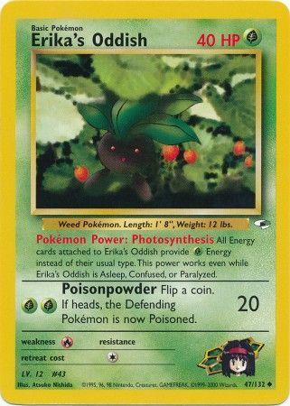Erika's Oddish (47) (47)/132 Uncommon Unlimited