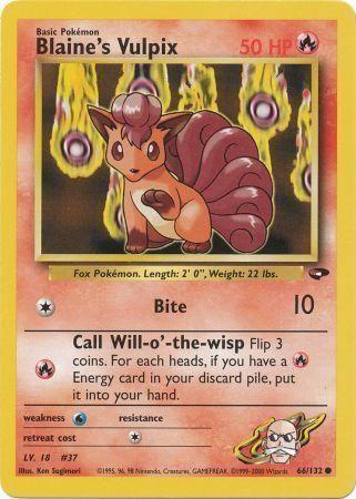 Blaine's Vulpix (66)/132 Common Unlimited