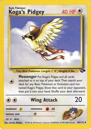 Koga's Pidgey (49) (49)/132 Uncommon Unlimited