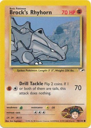 Brock's Rhyhorn (70) (70)/132 Common Unlimited