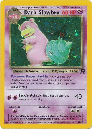 Dark Slowbro (12) (12)/82 Holo Rare Unlimited Holofoil